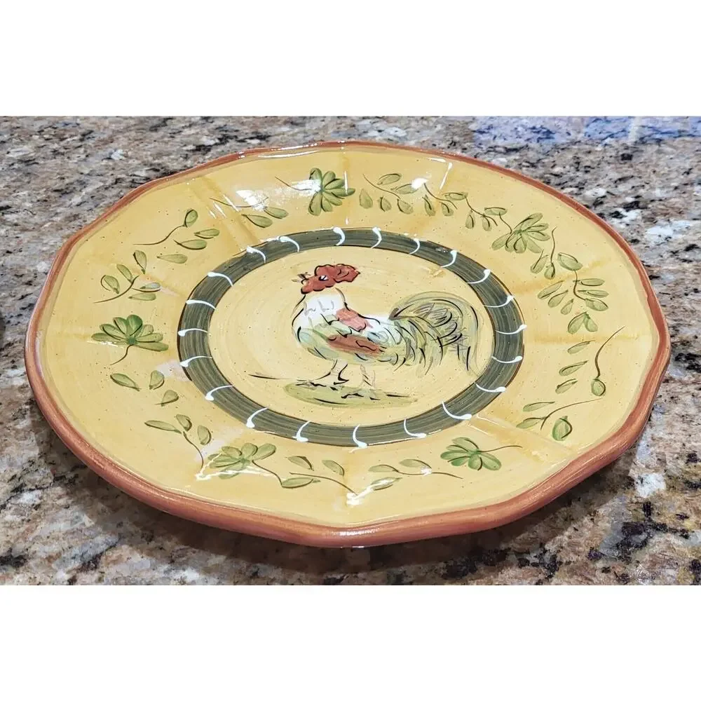 Cocorico Luncheon / Decorator Plates 8 3/4